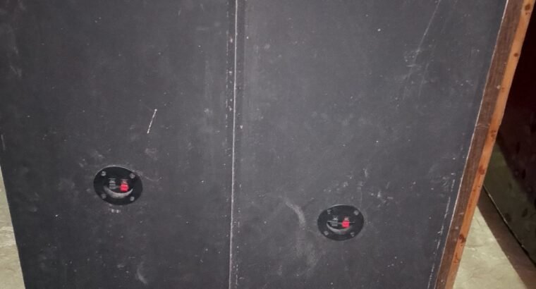 12 Inch Speakers + Denon Amplifier