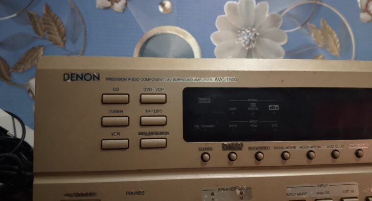 12 Inch Speakers + Denon Amplifier