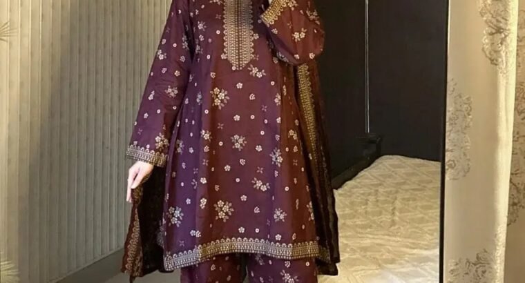 Bin Saeed Plum 3Pc