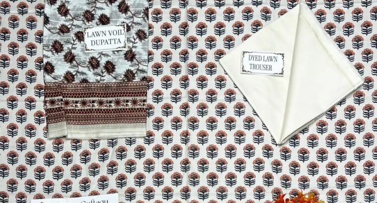 Orient Guftagu White 3Pc