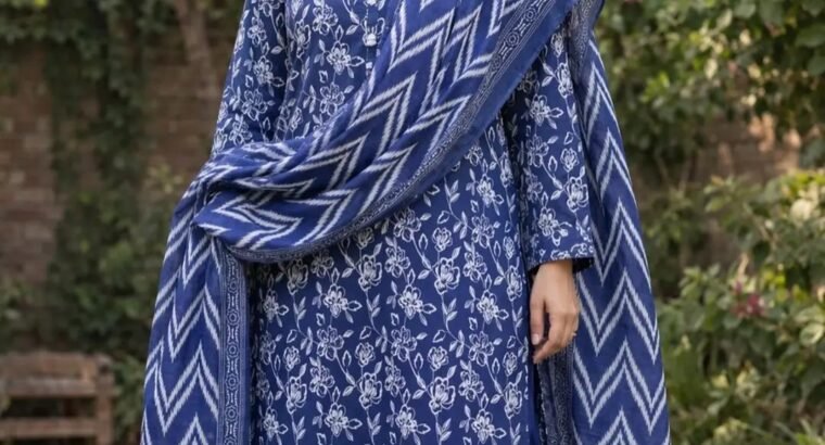 Stylish Lown 3pc women’s Unstitched Digital Print Suit