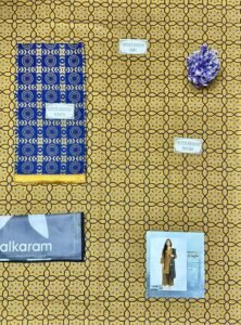 Alkaram Studio Mustard & Royal Blue 3PC Printed Khaddar – Winter Colle