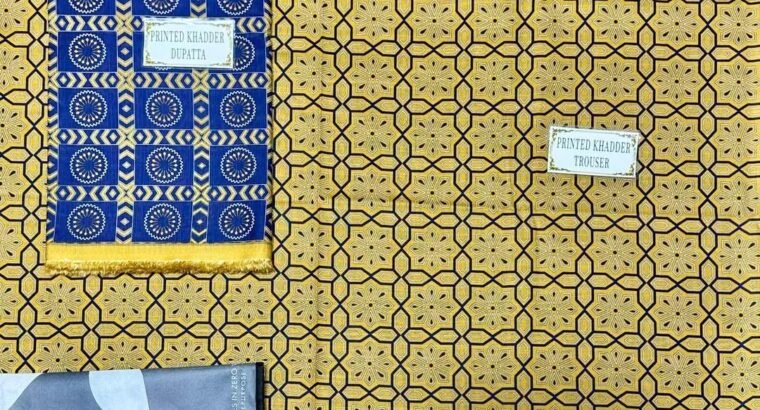 Alkaram Studio Mustard & Royal Blue 3PC ...