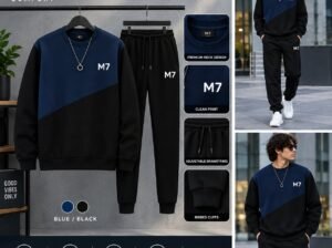 Men’s Fleece Printed Tracksuit
