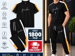 Men’s Black Sweatpants Tracksuit