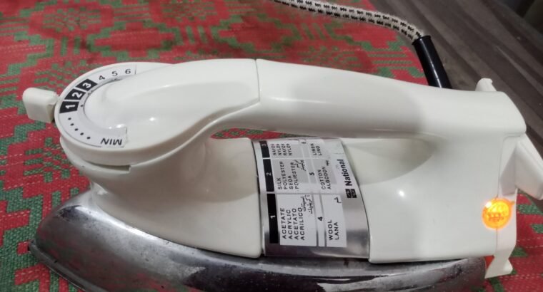 National Iron Press 1000W Made in Malaysia – Fully Working