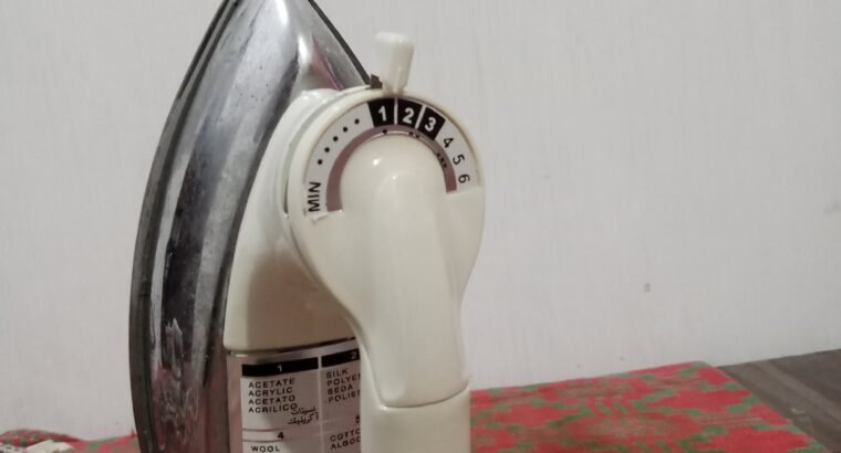 National Iron Press 1000W Made in Malaysia – Fully Working