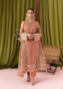 Brand :*ZAHA*Fabric Detail :*Net,Malai**FRONT*• fully heavily Sequenc