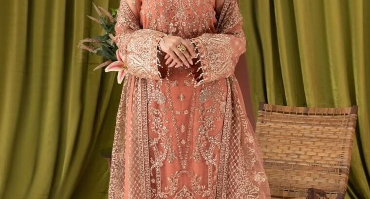 Brand :*ZAHA*Fabric Detail :*Net,Malai**FRONT*• fully heavily Sequenc
