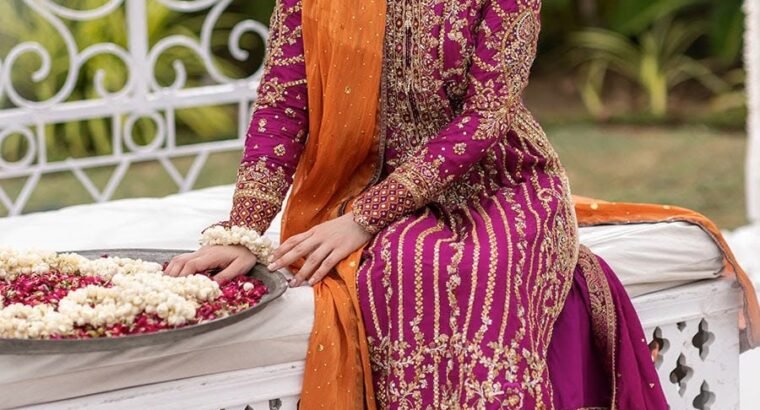 Brand :*Farah Talib Aziz*Design Code : Wedding Edition Fabric Details
