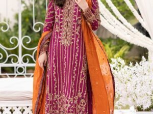Brand :*Farah Talib Aziz*Design Code : Wedding Edition Fabric Details