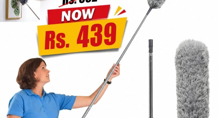 Long Microfiber Duster Extendable Cobweb...