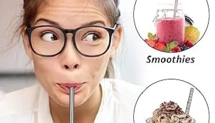 Pack of 5 Metal Straws🧃