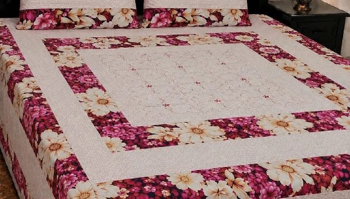 Latest Embroidered King Size Bed Sheets