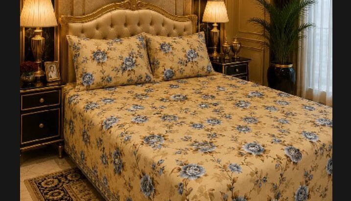 Latest Embroidered King Size Bed Sheets