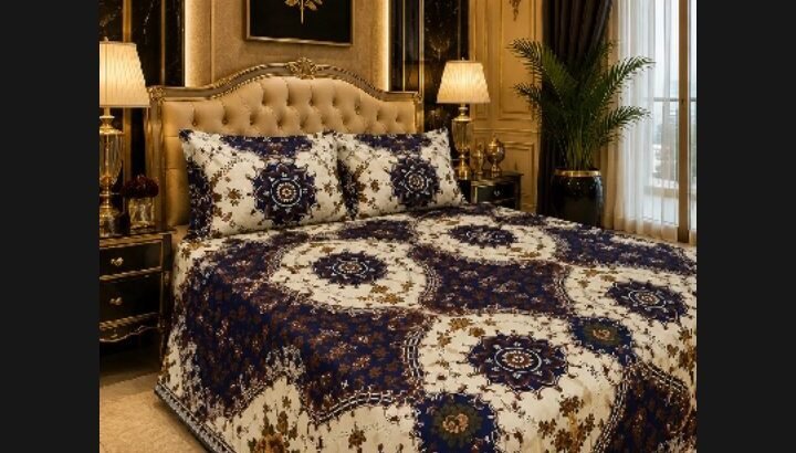 Latest Embroidered King Size Bed Sheets