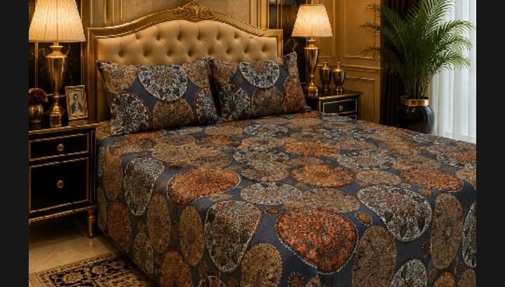 Latest Embroidered King Size Bed Sheets