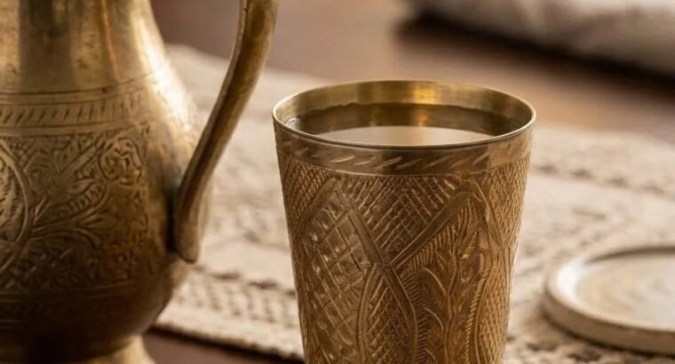 Brass Glass Large