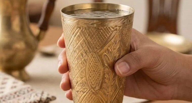 Brass Glass Large