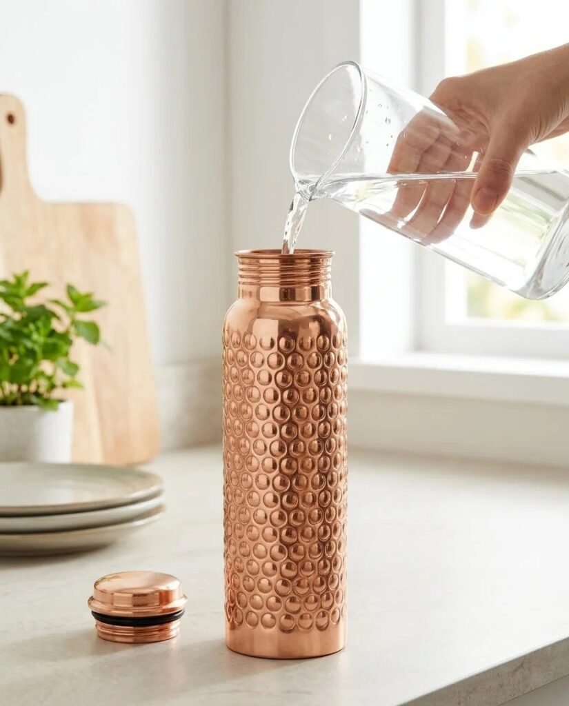 Pure Copper Water Bottle 700ml - photo 4