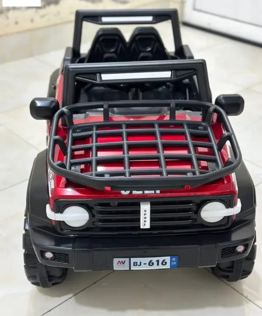 Kids Electric Ride On Jeep Car | Remote Control, LED Lights, Double Se - photo 1