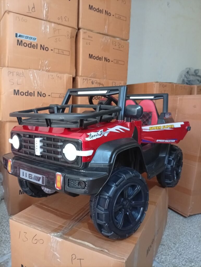 Kids Electric Ride On Jeep Car | Remote Control, LED Lights, Double Se - photo 2