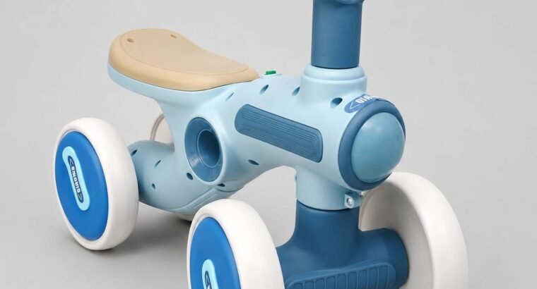 Kids Mini 4-Wheel Balance Bike | Baby Ride On Push Bike | Toddler Lear