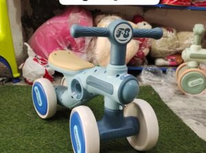 Kids Mini 4-Wheel Balance Bike | Baby Ride On Push Bike | Toddler Lear