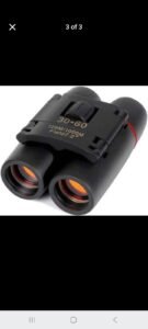 Compact Black ABS Binoculars for Travel & Outdoor Use