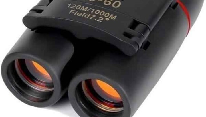 Compact Black ABS Binoculars for...
