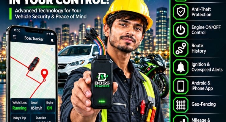 🚗💚 BOSS TRACKER GPS —...