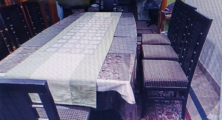 Heavy duty dinning table for 8 people