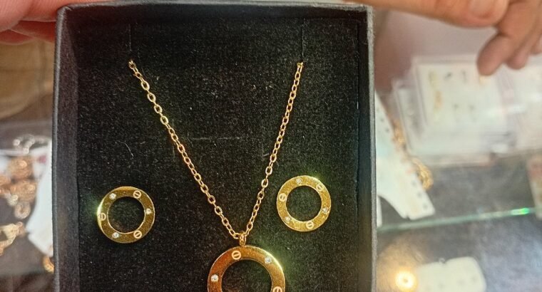stainless steel locket set