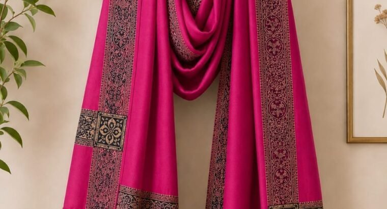 printed premium wool shwal
