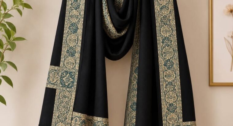 printed premium wool shwal
