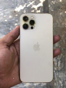 Iphone 12 pro max 10 by 10 condation gold colour 128 gb battery health