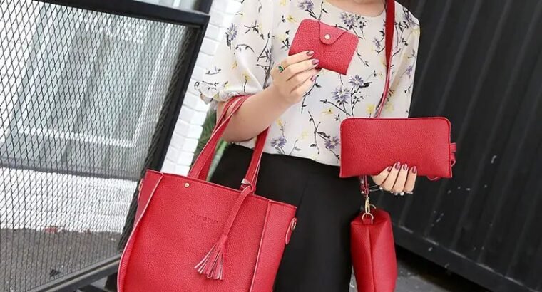 Lithi leather 4_piece Women’s bags set
