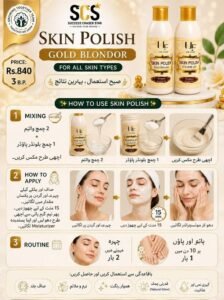 SCS 24K Gold Skin Polish – Natural Glow and Smooth Skin