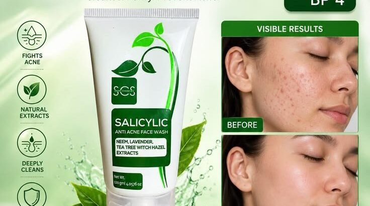 SCS Salicylic Anti Acne Face Wash – Deep C...
