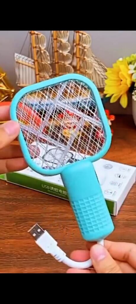 2-in-1 Rechargeable Electric Mosquito Killer Racket & UV Trap Lamp - photo 8