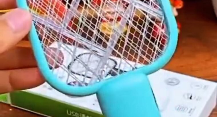 2-in-1 Rechargeable Electric Mosquito Killer Racket & UV Trap Lamp