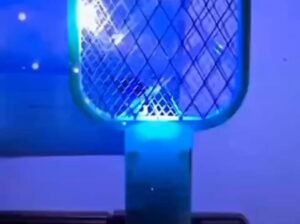 2-in-1 Rechargeable Electric Mosquito Killer Racket & UV Trap Lamp