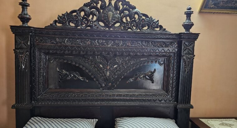 original Chanyoti Bed with side tables and dressing table without mattress