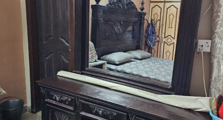 original Chanyoti Bed with side tables and dressing table without mattress