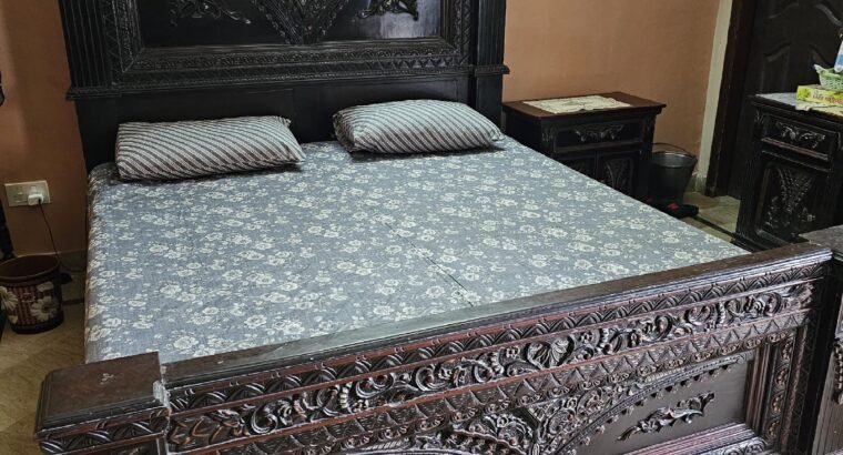 original Chanyoti Bed with side tables a...
