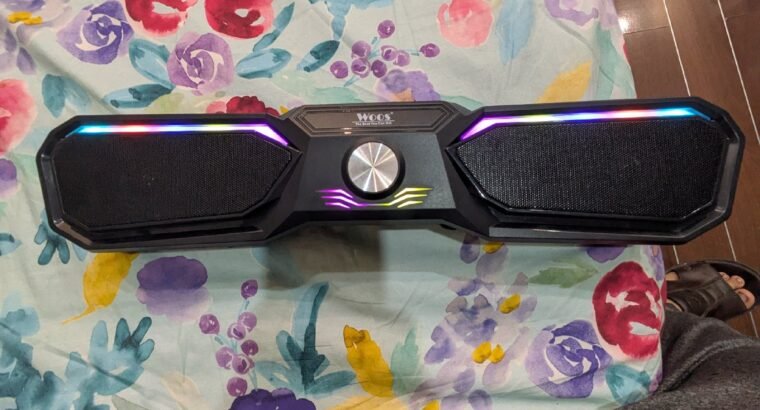 woos gameing rgb sound bar 20w