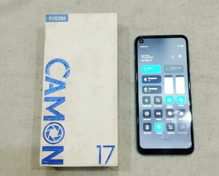 Tecno Camon 17 official PTA approved 6+6/128 GB Storage 10/10 conditio