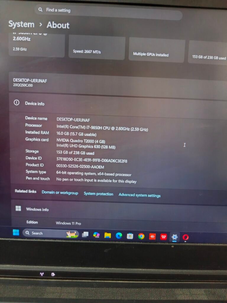 Lenovo ThinkPad P53 Workstation Laptop | i7 9th Gen | NVIDIA T2000 🎮 - photo 2