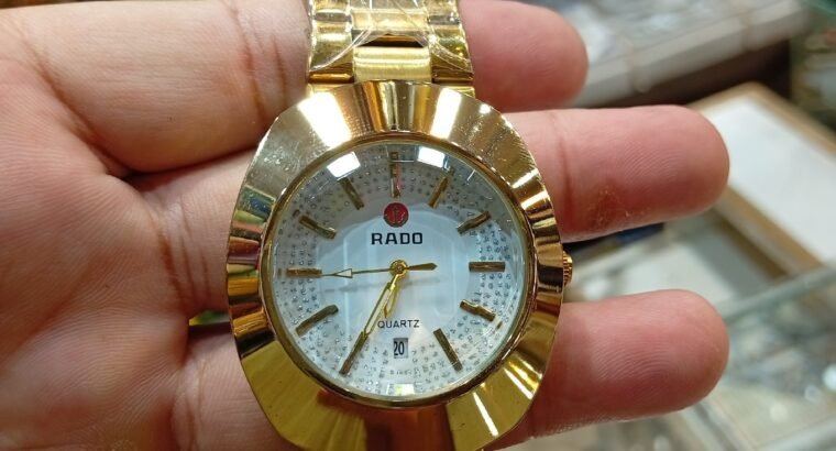 Rado and Rolex watch