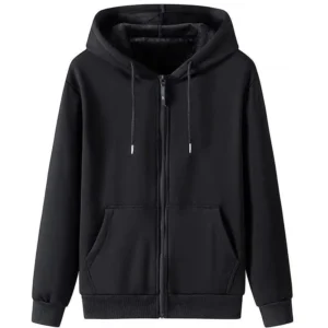 Men’s Camo Full Zip Hoodie Sweatshirt Large